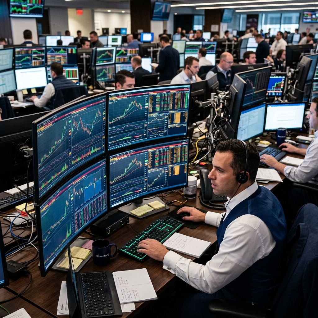 Wall Street Ditutup Bervariasi: Saham Teknologi Rontok Imbas Seleksi AI, Sektor Militer Melonjak Lewat Rencana Anggaran Trump