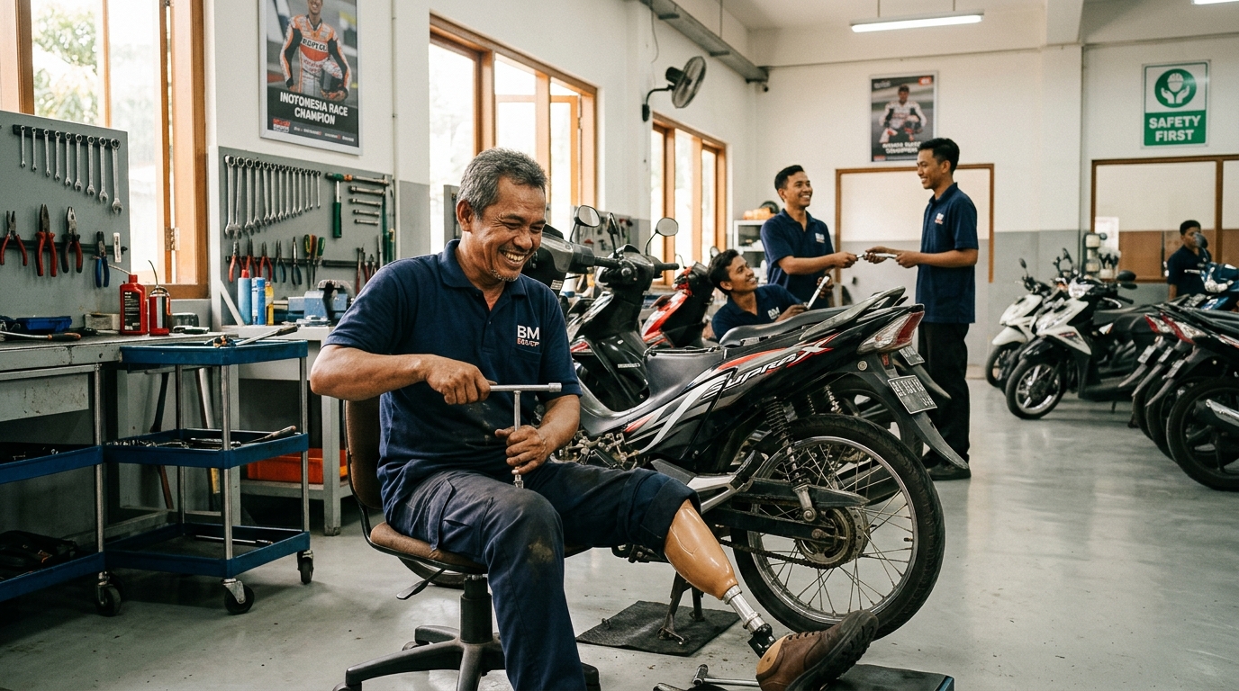 Wujudkan Otomotif Inklusif, MPMX Berdayakan Puluhan Wirausaha Disabilitas Lewat Program MPM BISA