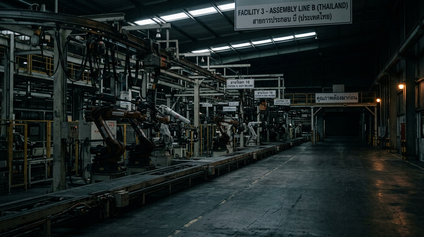 Ekspor Lesu dan Tekanan Global Paksa Produksi Otomotif Thailand Merosot ke Level Terendah dalam 5 Tahun