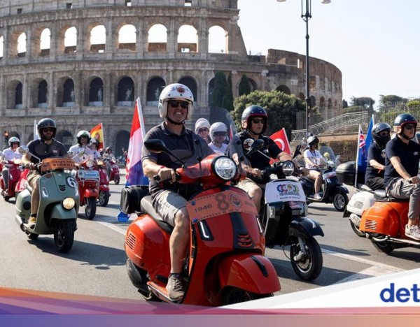 Perayaan 80 Tahun Vespa: Skuter Legendaris Italia Dikenang di Roma